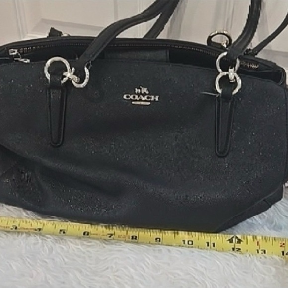 Coach Margot Black Shoulder Satchel Bag - Picture 9 of 10